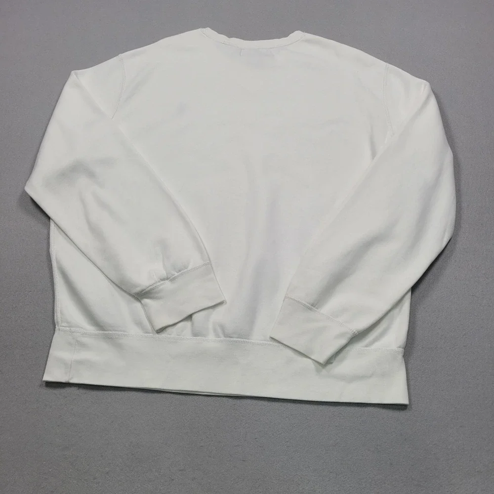Polo Ralph Lauren Mens XXL White Crewneck Sweatshirt NWT 1274385